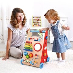 Õpetlik puidust tõukeasi lastele Tooky Toy L-TKC409A цена и информация | Развивающие игрушки | kaup24.ee