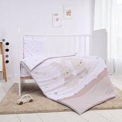 Voodipesukomplekt beebile Lorelli Honey Bunny Beige, 95x140 cm, 3-osaline hind ja info | Beebide ja laste voodipesu | kaup24.ee