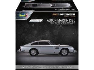 Konstruktor advendikalender Revell 007 Aston Martin DB5, 1/24, 01055 hind ja info | Klotsid ja konstruktorid | kaup24.ee