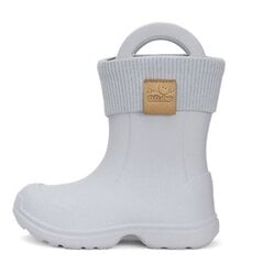 Детские утепленные резиновые сапоги DD Step I106-42645.Light Grey, серые цена и информация | Детские сапоги | kaup24.ee