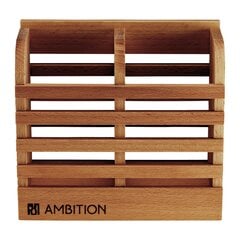 Ambition köögiriistade hoidja Natural 2, 16x7x14 cm hind ja info | Köögitarbed | kaup24.ee