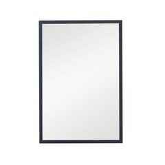 Зеркало Inspire Milo, 42x62 см, черного цвета цена и информация | Подвесные зеркала | kaup24.ee