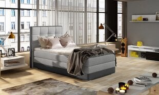 Кровать NORE ASTER, 90x200 см, серая/темно-серая цена и информация | Кровати | kaup24.ee