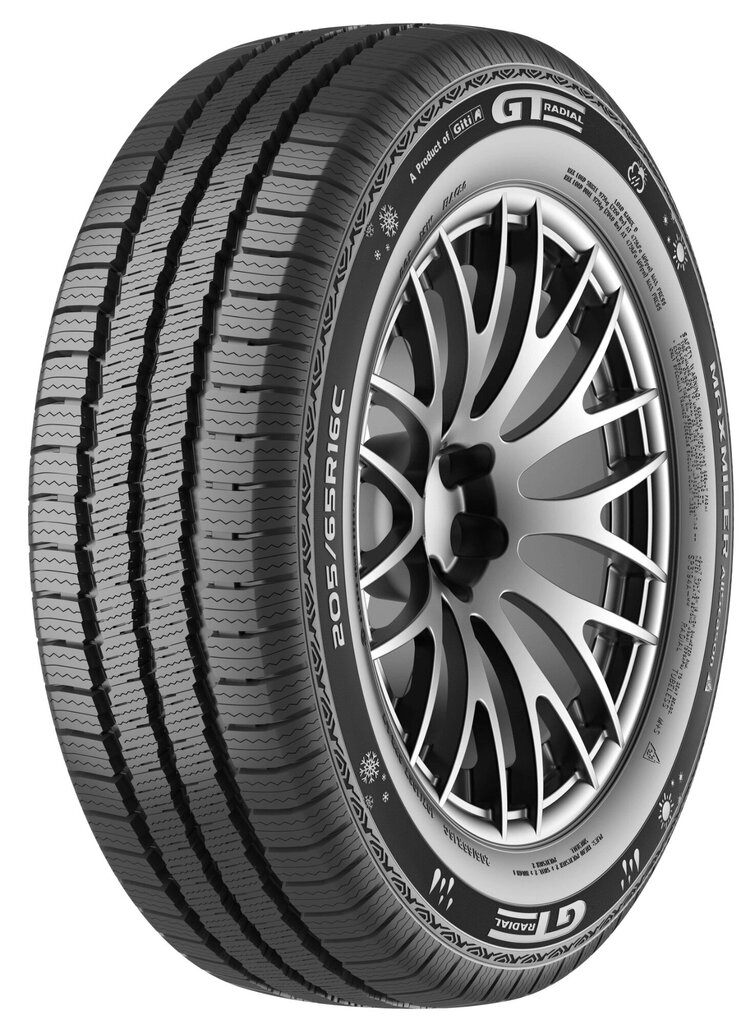 GT Radial Maxmiler Allseason 2 195/65R16C 104/102 R hind ja info | Lamellrehvid | kaup24.ee