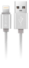 Devia Fashion Series, USB-Lightning (8-pin), 1.2m hind ja info | Mobiiltelefonide kaablid | kaup24.ee