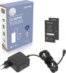 Mitsu laadija # AC ADAPTER USB-C 45 W TYPE C (must) hind ja info | Sülearvutite laadijad | kaup24.ee