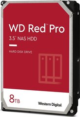 WD kõvaketas Disc HDD Red Pro 8TB 3.5 SATA III WD8005FFBX цена и информация | Внутренние жёсткие диски (HDD, SSD, Hybrid) | kaup24.ee