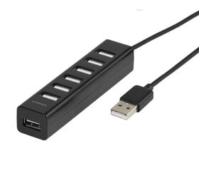 Adapter VIVANCO USB A HUB, 7x USB A hind ja info | USB jagajad, adapterid | kaup24.ee