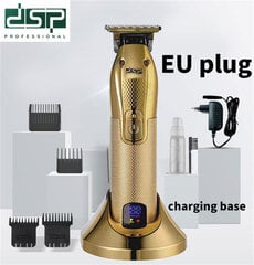 2024 T9 USB juukselõikur Professionaalne elektriline juukselõikur Barber Shaver Trimmer Habe 0mm Meeste Juukselõikusmasin meestele 7000RPM kullast riidepardlid hind ja info | Pardlid | kaup24.ee