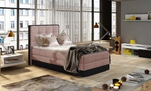 Кровать NORE ASTER, 90x200 см, розовая/черная цена и информация | Кровати | kaup24.ee