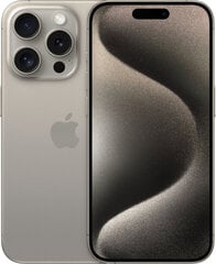 Apple iPhone 15 Pro 128GB Natural Titanium, beež цена и информация | Мобильные телефоны | kaup24.ee