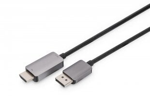 Digitus kaabel DP to HDMI Adapter DB-340305-010-S цена и информация | Кабели и провода | kaup24.ee