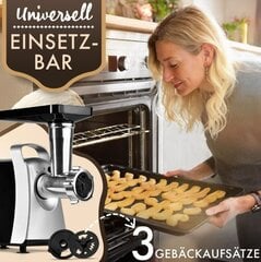 Bomann hakklihamasin FW6067HCB Meat Grinder, hõbedane/must цена и информация | Мясорубки | kaup24.ee