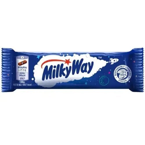 Šokolaaditahvel Milky Way, 21,5 g x 56 tk hind ja info | Maiustused | kaup24.ee