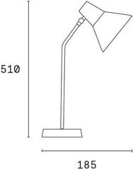 Innolux laualamp Carin, E27, must/messing hind ja info | Laualambid | kaup24.ee