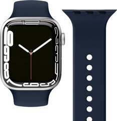 Vonmählen kellarihm Classic Band, Apple Watch 42/44/45/49, tumesinine цена и информация | Аксессуары для смарт-часов и браслетов | kaup24.ee