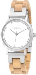 Havu naiste käekell Kielo, 32mm, pruun цена и информация | Мужские часы | kaup24.ee