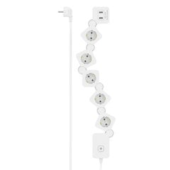 Hama Power Strip, 5-pesa, USB, 12 W, paindlik, 1,4 m - Pikendusjuhe hind ja info | Välised kõvakettad (SSD, HDD) | kaup24.ee