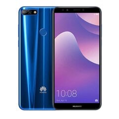 Huawei Y7 2018, Dual SIM 2/16 GB, Sinine цена и информация | Мобильные телефоны | kaup24.ee