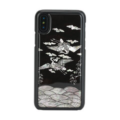 iKins SmartPhone case iPhone XS/S crane black цена и информация | Чехлы для телефонов | kaup24.ee