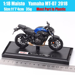 1/18 Scale Maisto 2018 Yamaha MT-07 Mudel Mootorrataste survevalu ja mängusõidukid YZR-M1 Jalgratas YZF R1 R6 Kingitus Lastele цена и информация | Коллекционные модели автомобилей | kaup24.ee