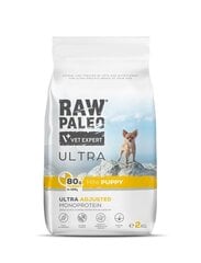 Raw Paleo Ultra для взрослых собак мелких пород с индейкой, 2 кг цена и информация | Сухой корм для собак | kaup24.ee