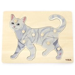 Puidust pusle lastele Viga Toys L-44612 цена и информация | Развивающие игрушки | kaup24.ee