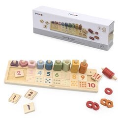 Puidust õppeklotsid lastele montessori Viga Toys L-44219 цена и информация | Развивающие игрушки | kaup24.ee