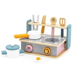 Puidust kokkupandav pliit-grill lastele Viga Toys L-44032 цена и информация | Игрушки для девочек | kaup24.ee