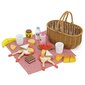 Puidust piknikukomplekt Viga Toys L-44676 30 tk цена и информация | Tüdrukute mänguasjad | kaup24.ee