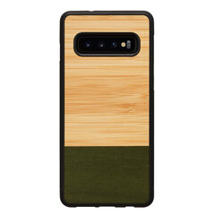 Mobiiltelefoni tagus Man&Wood sobib Samsung Galaxy S10, Bamboo forest, Must hind ja info | Telefoni kaaned, ümbrised | kaup24.ee