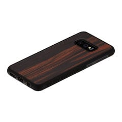 Mobiiltelefoni tagus Man&Wood sobib Samsung Galaxy S10 Lite, Ebony, Must hind ja info | Telefoni kaaned, ümbrised | kaup24.ee