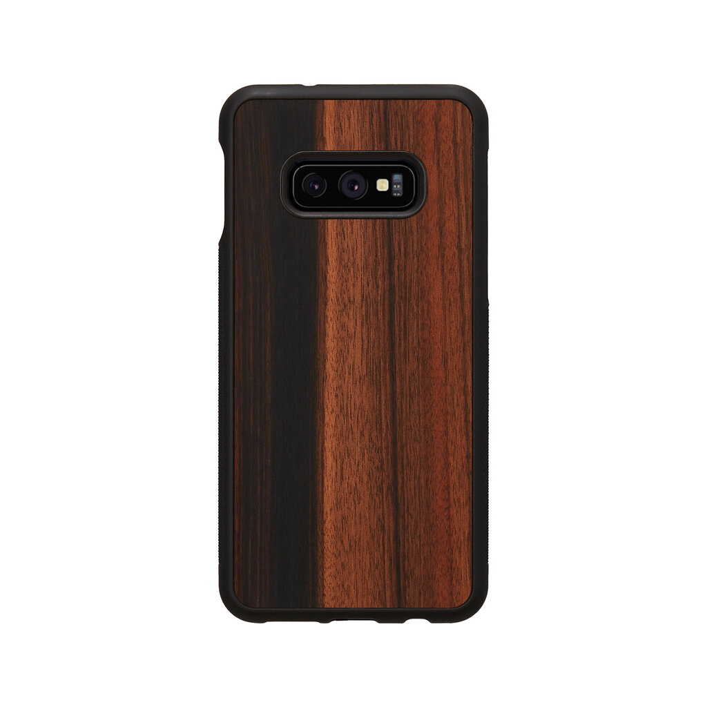 Mobiiltelefoni tagus Man&Wood sobib Samsung Galaxy S10 Lite, Ebony, Must hind ja info | Telefoni kaaned, ümbrised | kaup24.ee