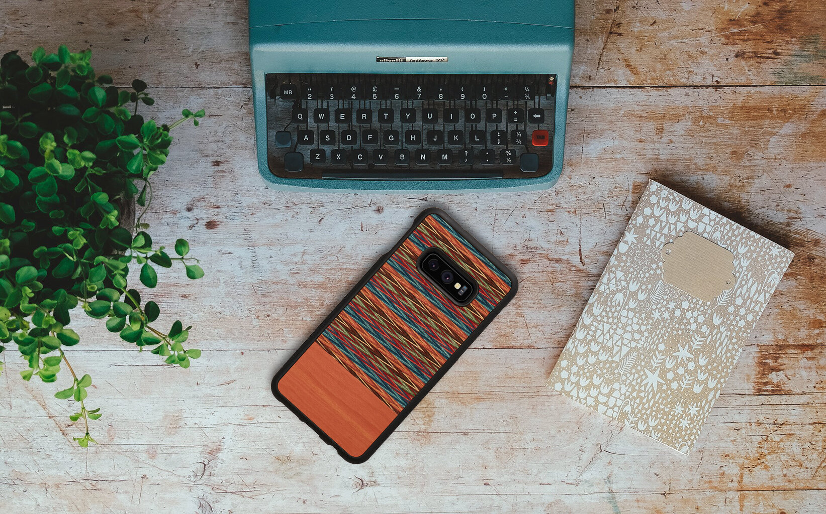 Mobiiltelefoni tagus Man&Wood sobib Samsung Galaxy S10 Lite, Browny check, Must цена и информация | Telefoni kaaned, ümbrised | kaup24.ee