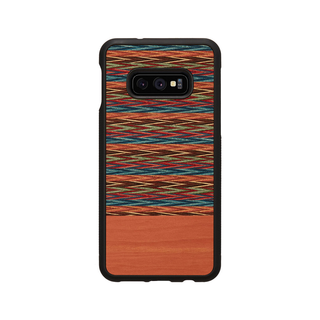 Mobiiltelefoni tagus Man&Wood sobib Samsung Galaxy S10 Lite, Browny check, Must цена и информация | Telefoni kaaned, ümbrised | kaup24.ee