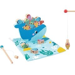 Puidust magnetmäng Tooky Toys L-TH698 4in1 hind ja info | Arendavad mänguasjad | kaup24.ee