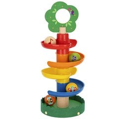 Puidust pallirada loomadega Tooky Toys L-TK735 цена и информация | Развивающие игрушки | kaup24.ee