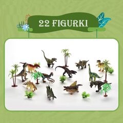 Dinosauruste pargi komplekt Woopie L-51237, 23tk hind ja info | Poiste mänguasjad | kaup24.ee