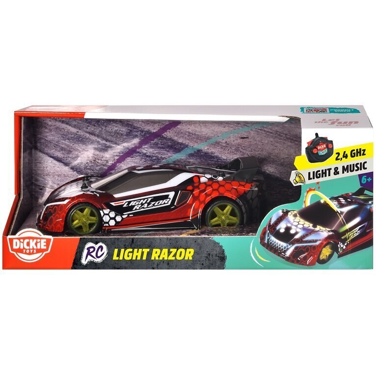 Mänguasi RC auto Dickie Light Razor L1105002 hind ja info | Poiste mänguasjad | kaup24.ee