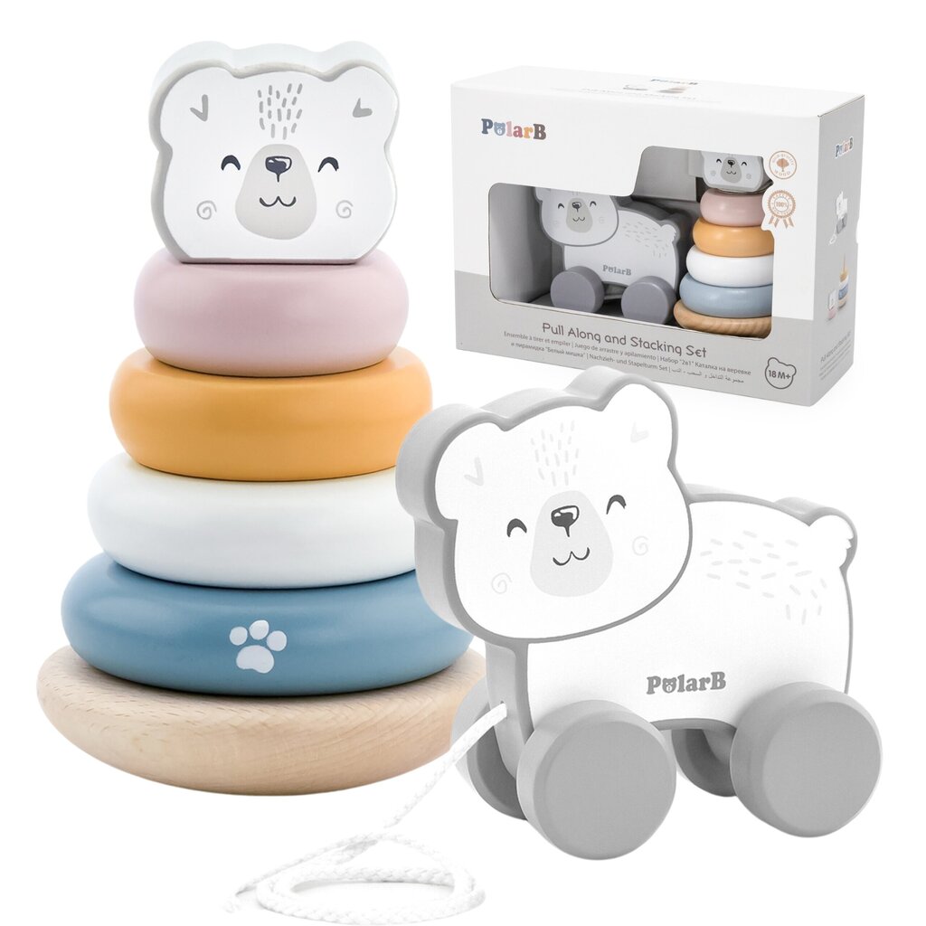 Puidust mänguasjade komplekt Viga Toys L-44227 hind ja info | Imikute mänguasjad | kaup24.ee