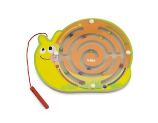 Puidust magnetlabürint lastele Viga Toys L-59966 цена и информация | Развивающие игрушки | kaup24.ee