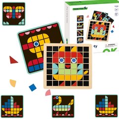 Mosaiikpuidust montessori pusle Tooky Toy L-TF569 цена и информация | Развивающие игрушки | kaup24.ee