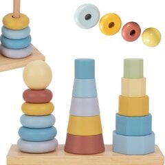 Puidust pusle sorteerija montessori Tooky Toy L-TKF008B цена и информация | Развивающие игрушки | kaup24.ee