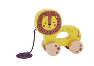 Puidust mängulõvi Tooky Toy L-TJ008A hind ja info | Imikute mänguasjad | kaup24.ee