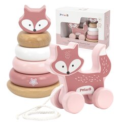 Puidust mänguasjade komplekt kiikuv mängupüramiid Viga Toys L-442280 цена и информация | Игрушки для малышей | kaup24.ee