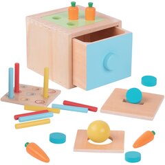 Puidust õppesahtel montessori Woopie L-49638 цена и информация | Развивающие игрушки | kaup24.ee