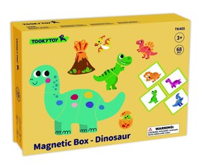 Magnetiline dinosauruse pusle Tooky Toy L-TK405 цена и информация | Развивающие игрушки | kaup24.ee