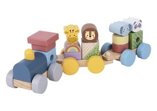 Puidust rong Montessori pusle Tooky Toy L-TJ002 цена и информация | Развивающие игрушки | kaup24.ee