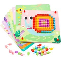 Puidust mosaiik lastele Tooky Toy L-TL002 цена и информация | Развивающие игрушки | kaup24.ee