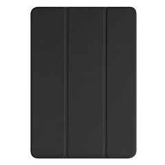 Connect Tri-Fold Eco-Nahast Seisukohv Apple iPad 10.2'' (2021) 9. põlvkond / iPad 10.2'' 7. põlvkond Must hind ja info | Tahvelarvuti kaaned ja kotid | kaup24.ee